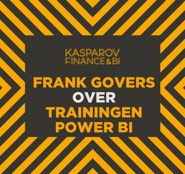 Power BI kasparov trainingen frank govers Power BI kasparov trainingen frank govers